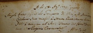 Bap. Angela DiVito 18.8.1774